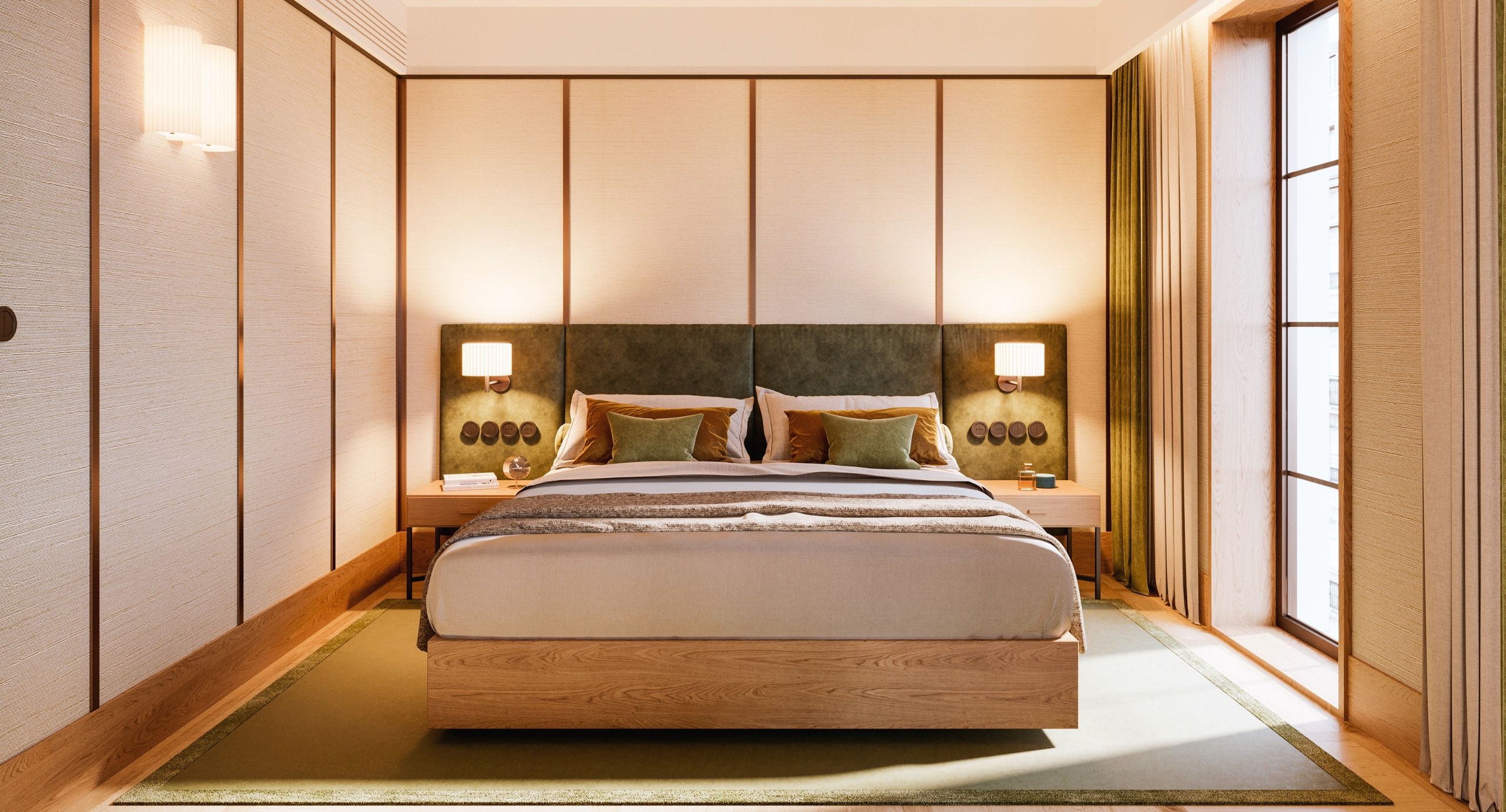 Bedroom in Studio, The Julius PRague 
