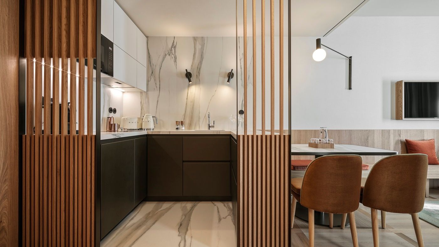 Kitchen in suite