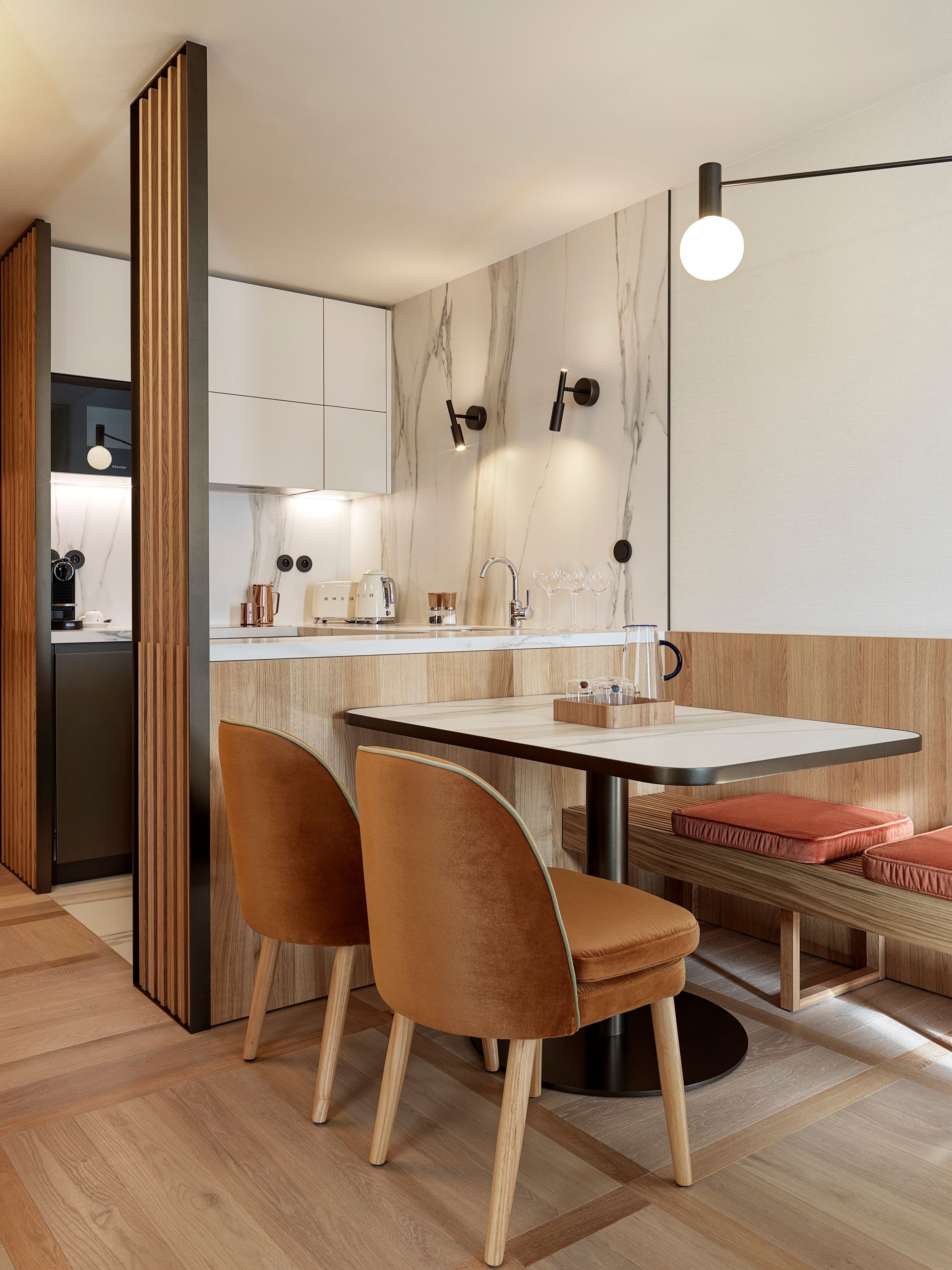 Kitchen and dining area 