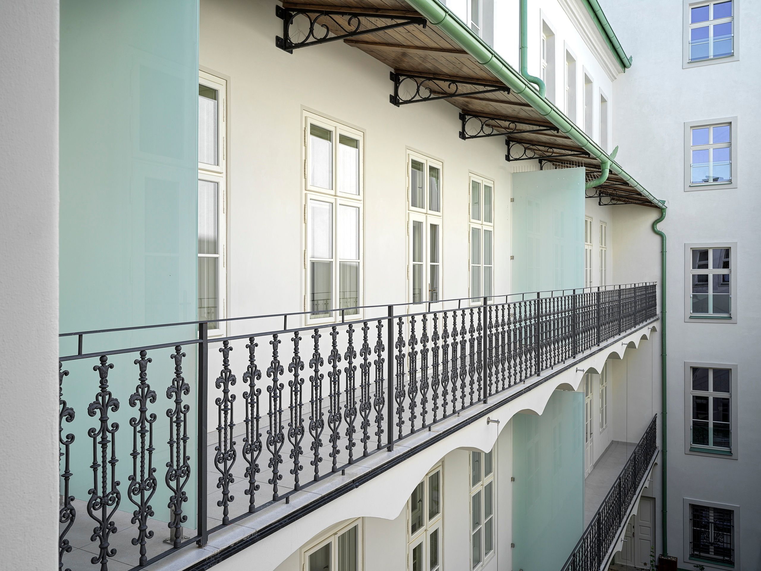 View from Studio with terrace in The Julius Prague 