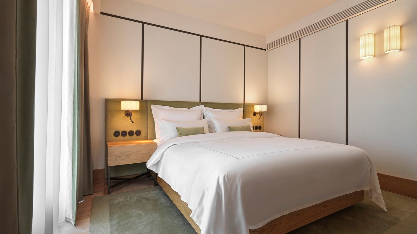 Bedroom in The Julius Prague
