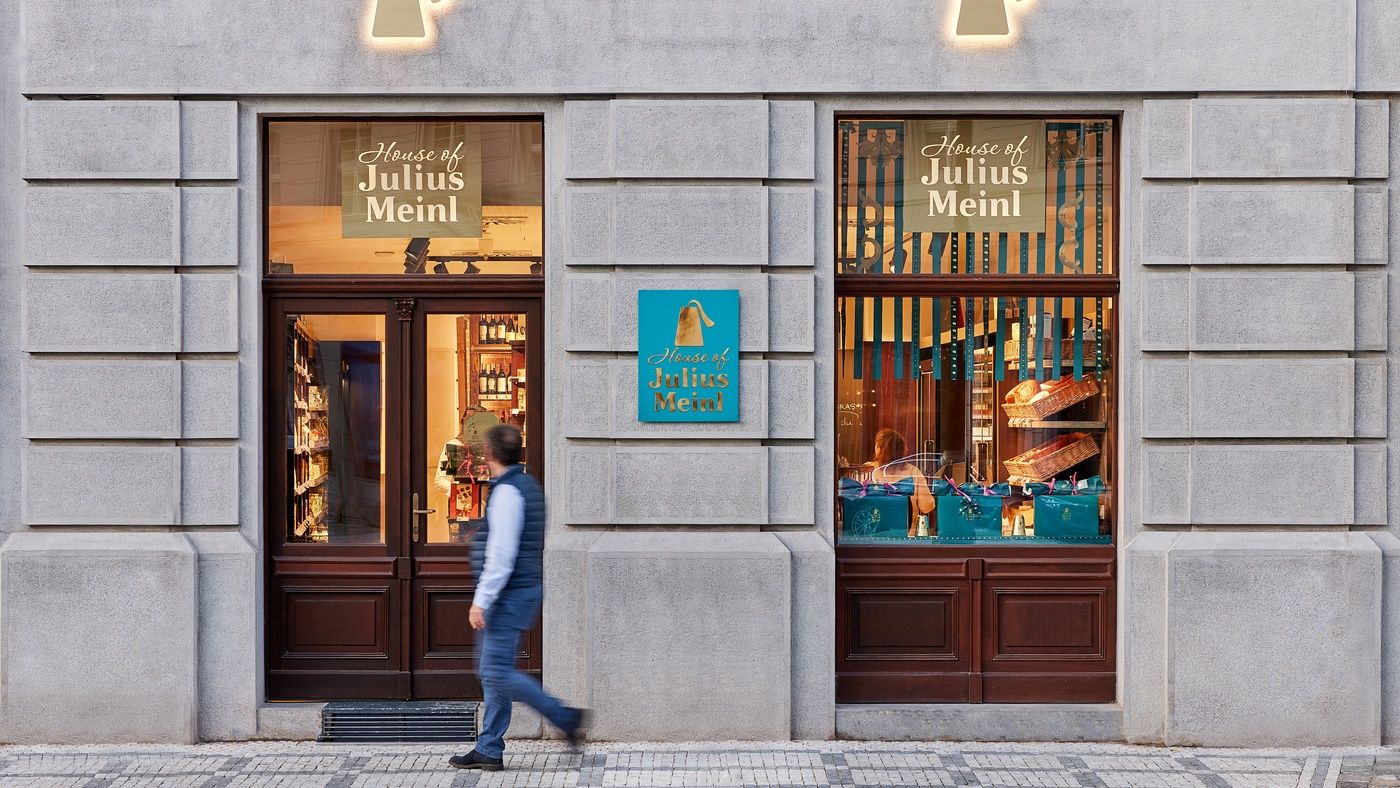 House of Julius Meinl Gourmet Shop in Prague