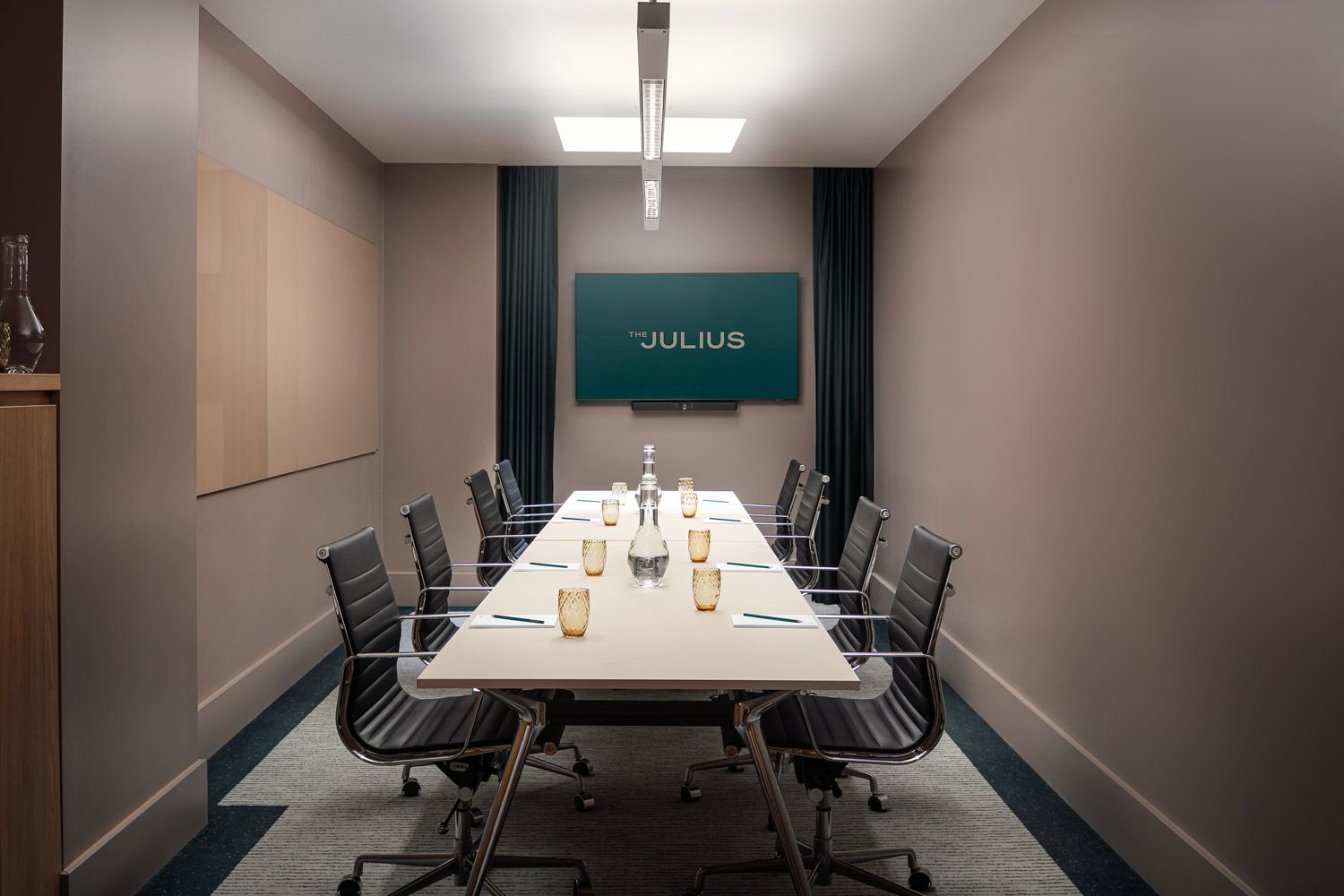 Meeting room A in board setting, The Julius Prague 