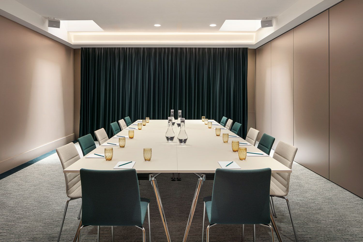 Meeting room B in board setting, The Julius Prague 