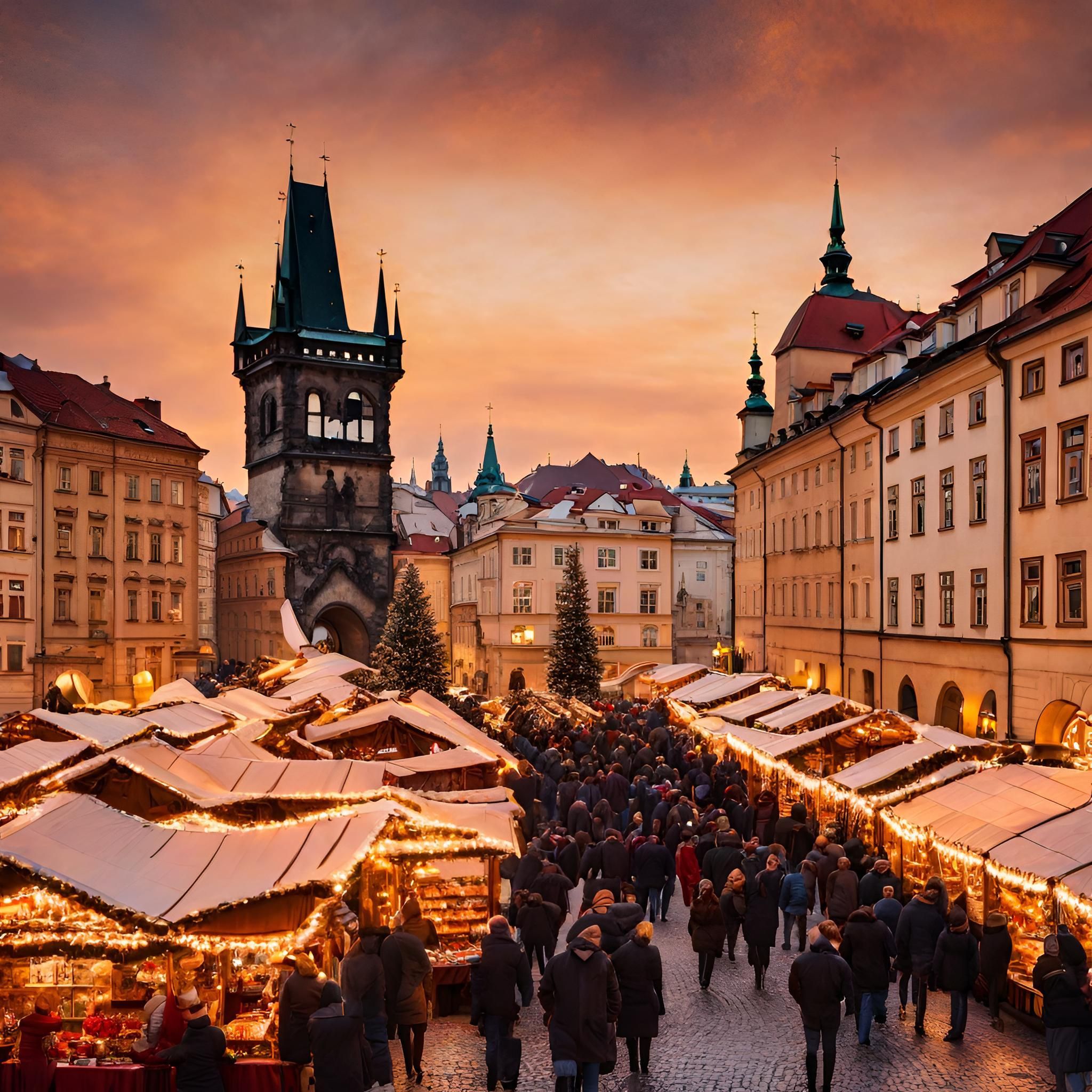 Christmas markets in Prague 