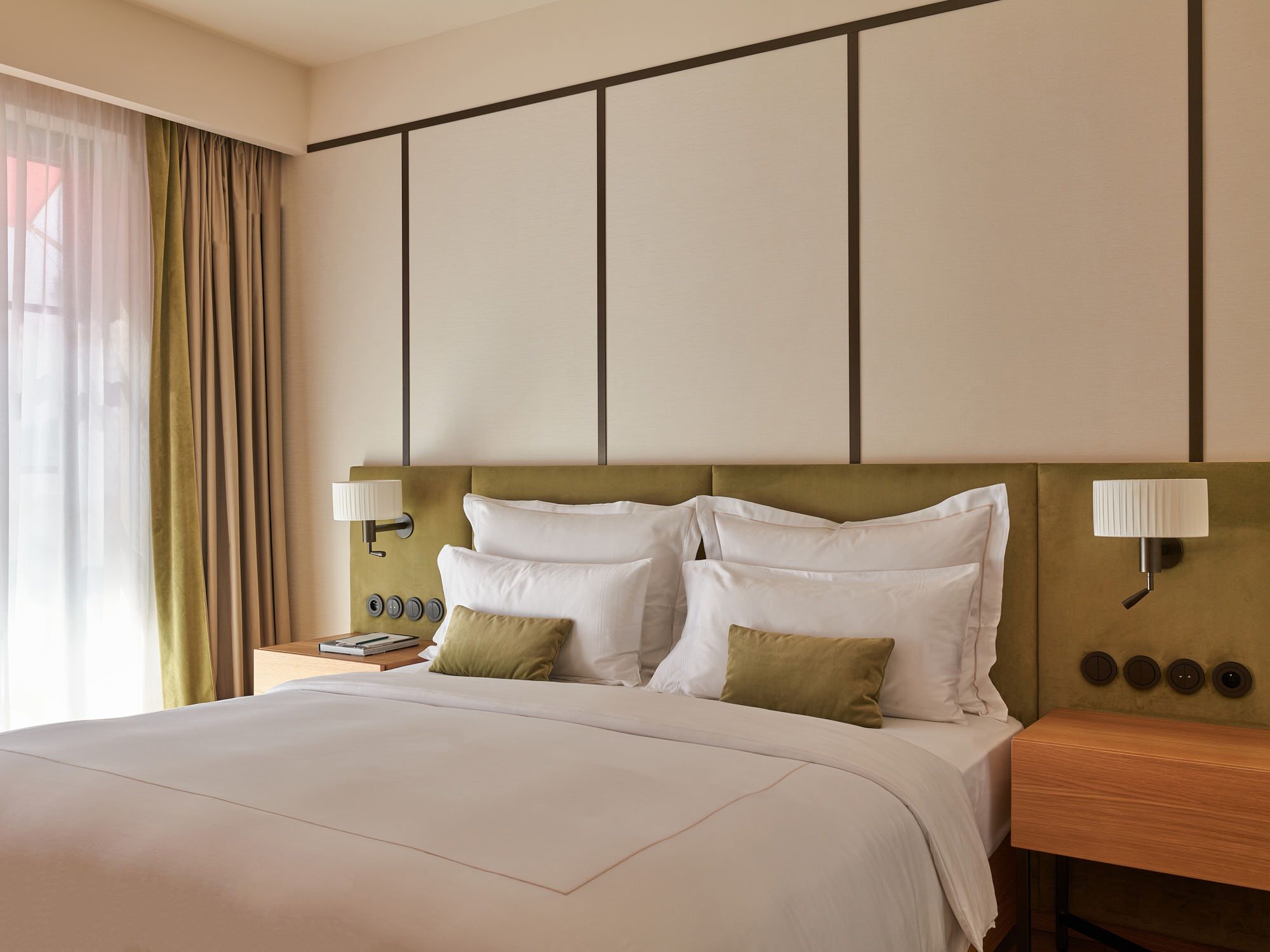 Schlafzimmer in der Suite 
