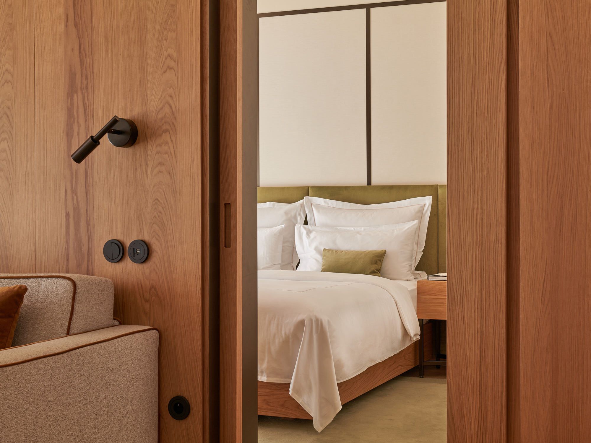 Schlafzimmer in der Suite 